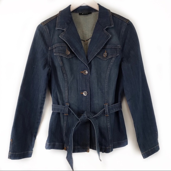 buttoned up jean jacket